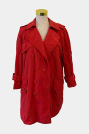 Country Road Red Peacoat