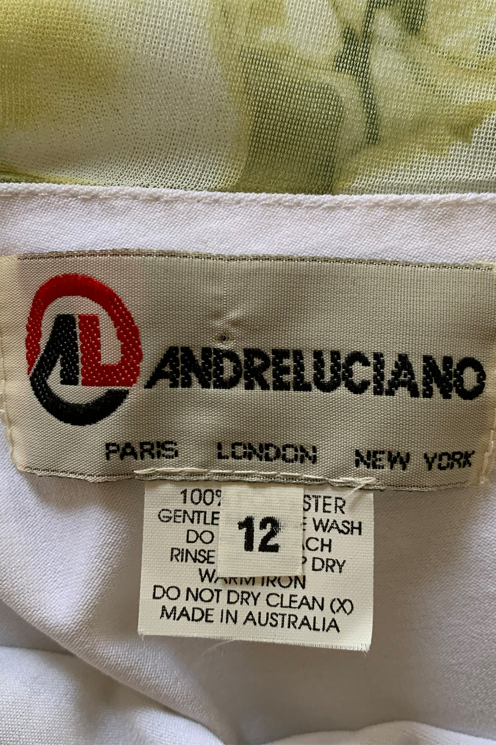 ANDRELUCIANO Green Dress