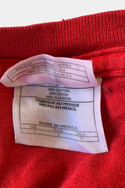 NIKE Red Vintage Basketball Swoosh' Tshirt