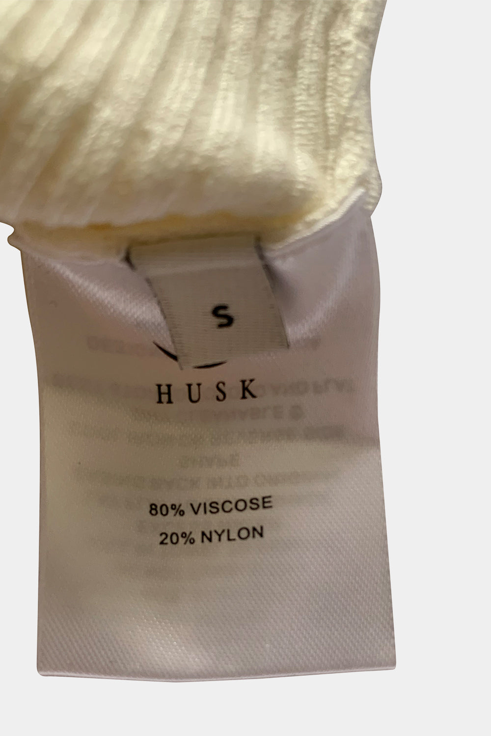 HUSK White Sweater