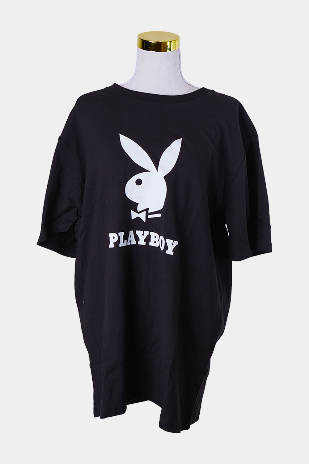 PLAYBOY Black Logo Print T Shirt