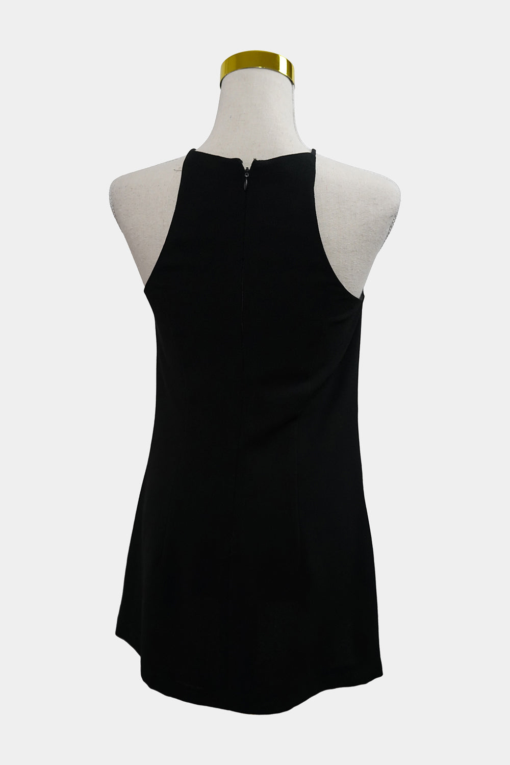 Cue Design Black High Neck Shift Dress