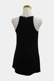 Cue Design Black High Neck Shift Dress