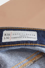 ESPRIT Blue Low Rise Skinny Leg Bootcut Jeans