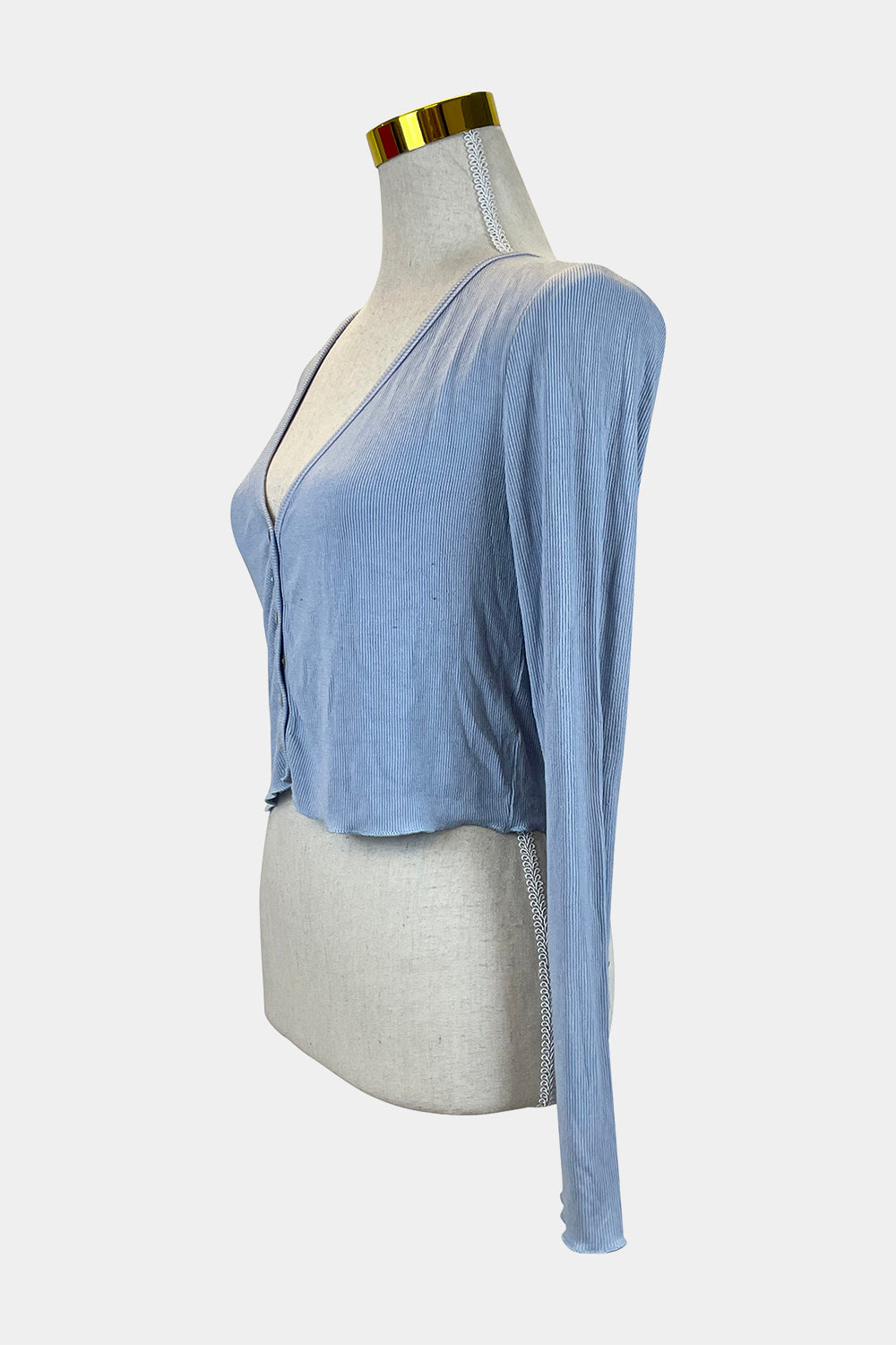 Princess Polly Blue Long Sleeve Top