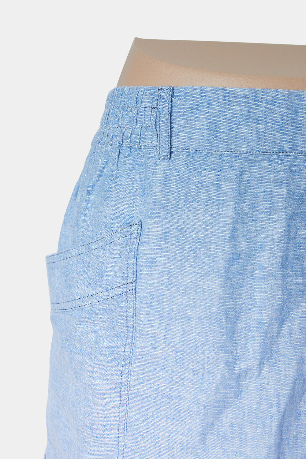 Elwood Apparel Co Blue Chambray Skirt
