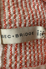 Bec + Bridge Orange And Cream Dress