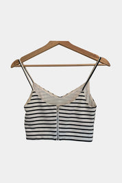 ISLA White And Black Top