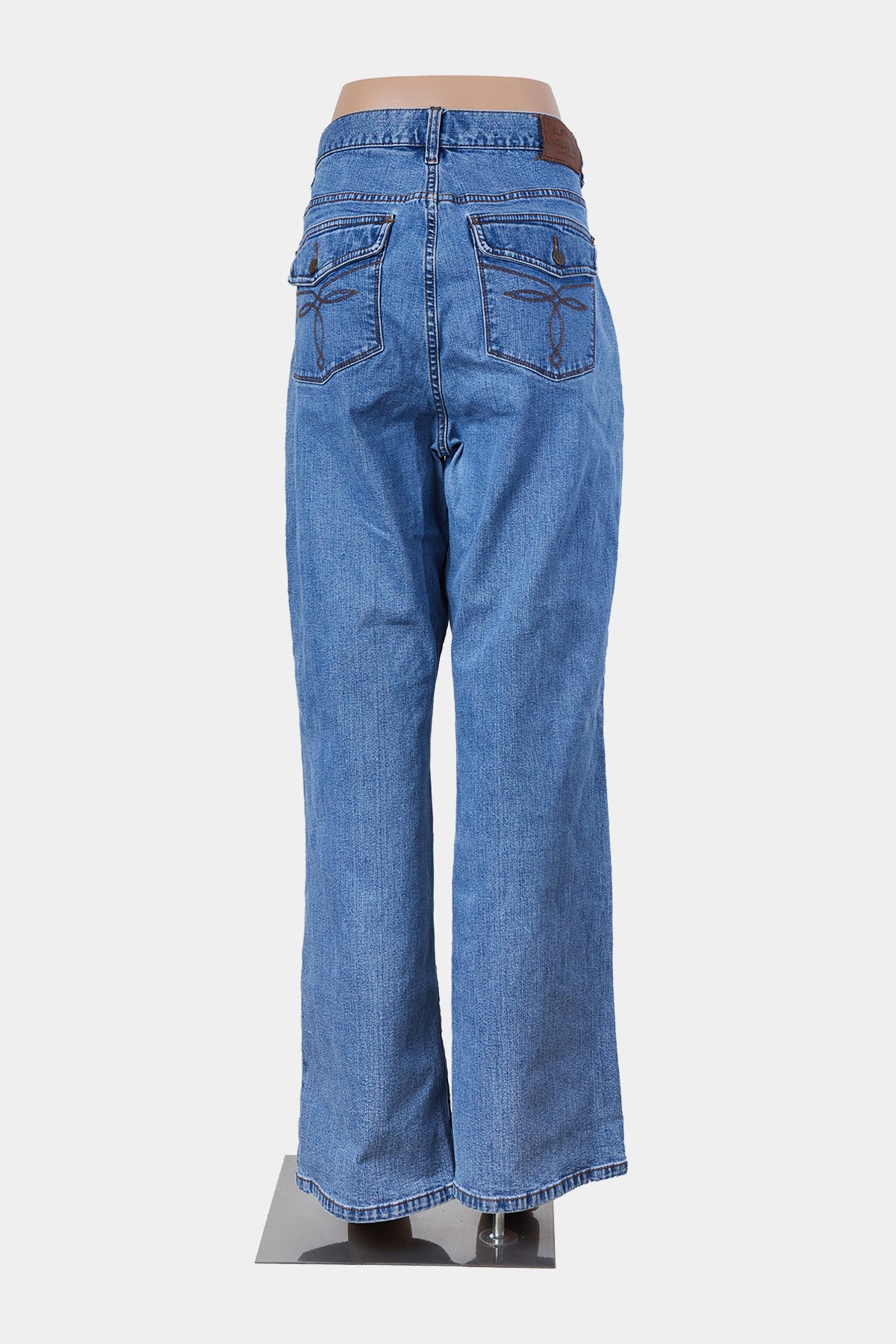 Ralph Lauren Blue Pocket Detail Bootcut Jeans