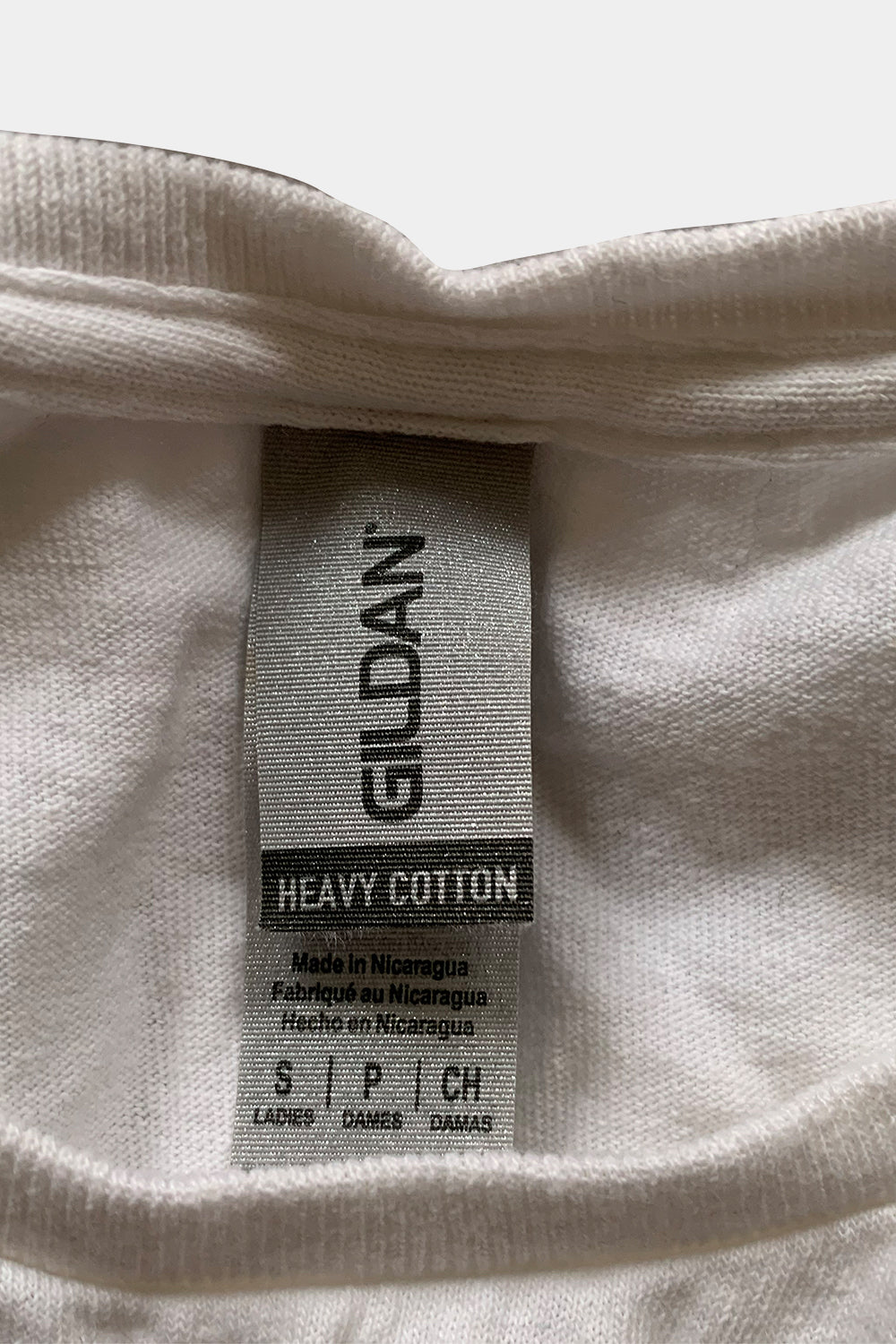 GILDAN White Slogan T-Shirt