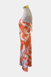 SNDYS Orange Cream Dress
