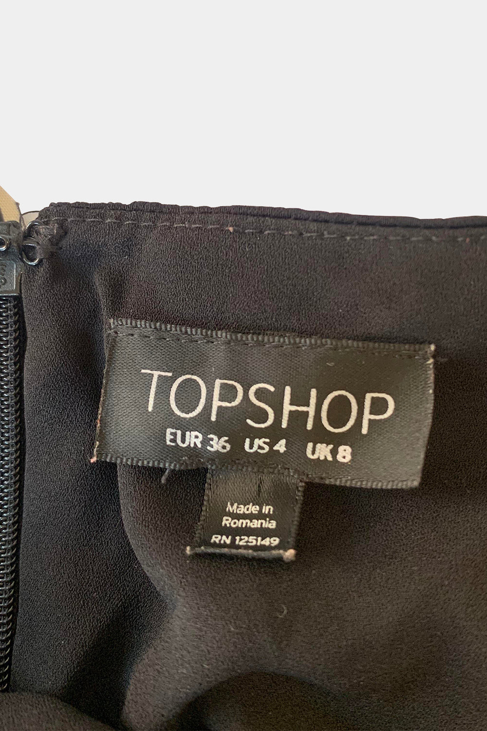 TOPSHOP Black Jumpsuit