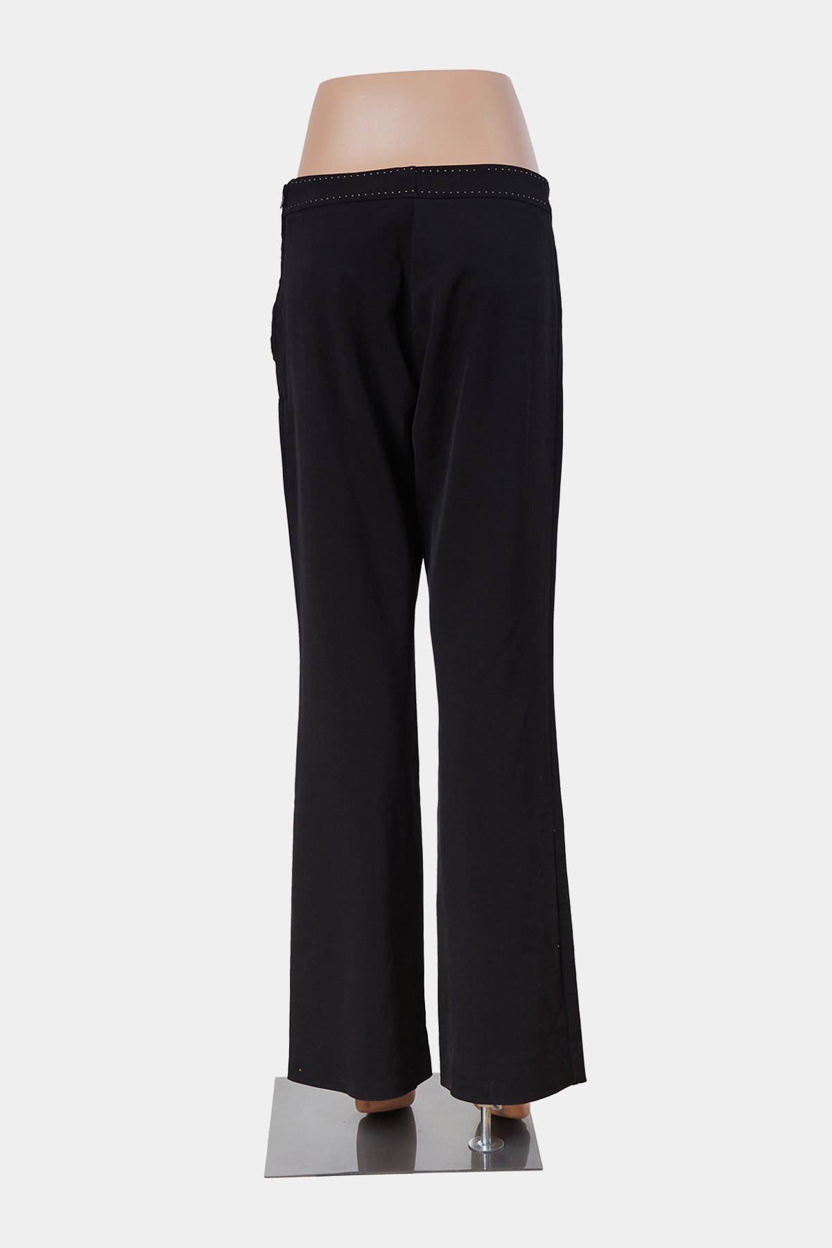 OTIUM Black Low Rise Black Pants