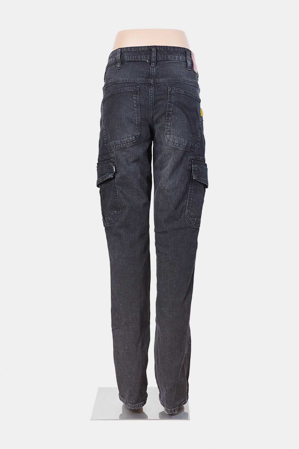 Utility Diadora Black Cargo Denim Jeans