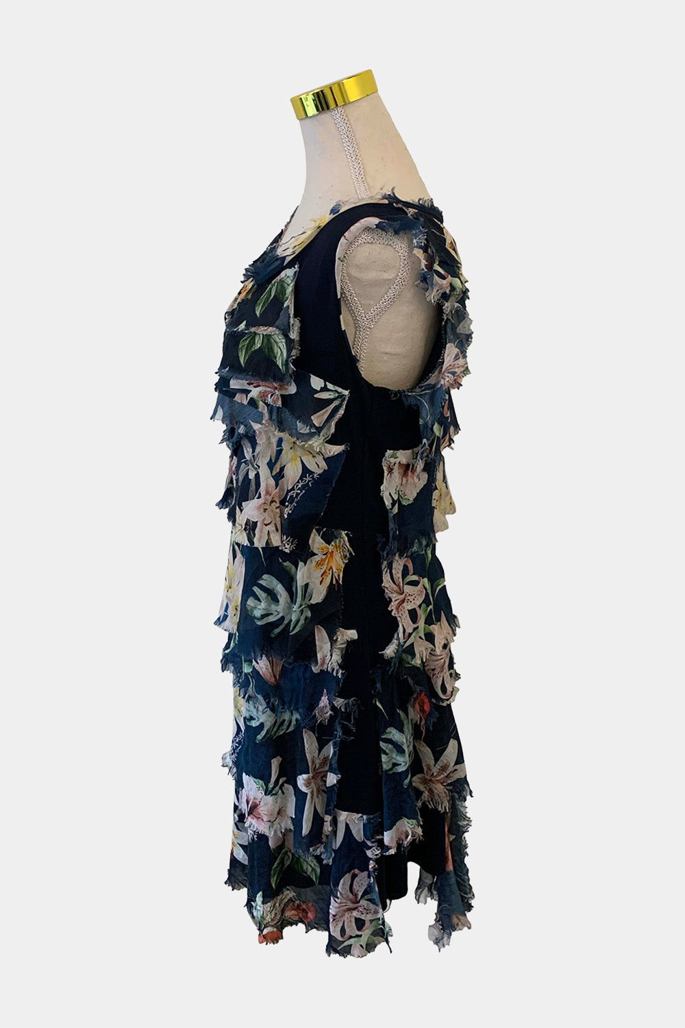 Unknown Brand Made It Italy Navy Dress