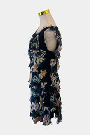 Unknown Brand Made It Italy Navy Dress