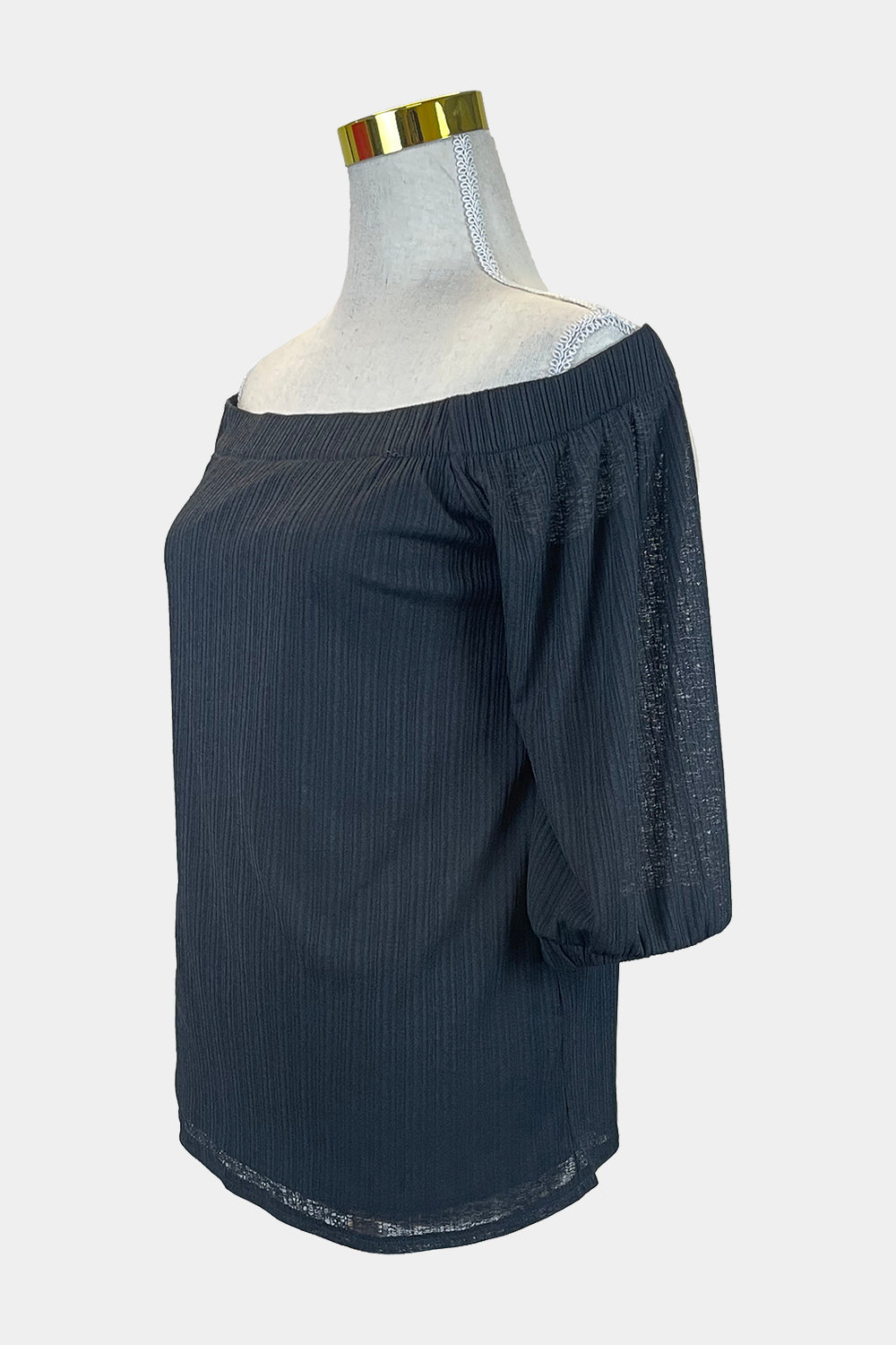 WITCHERY Black Off Shoulder Top