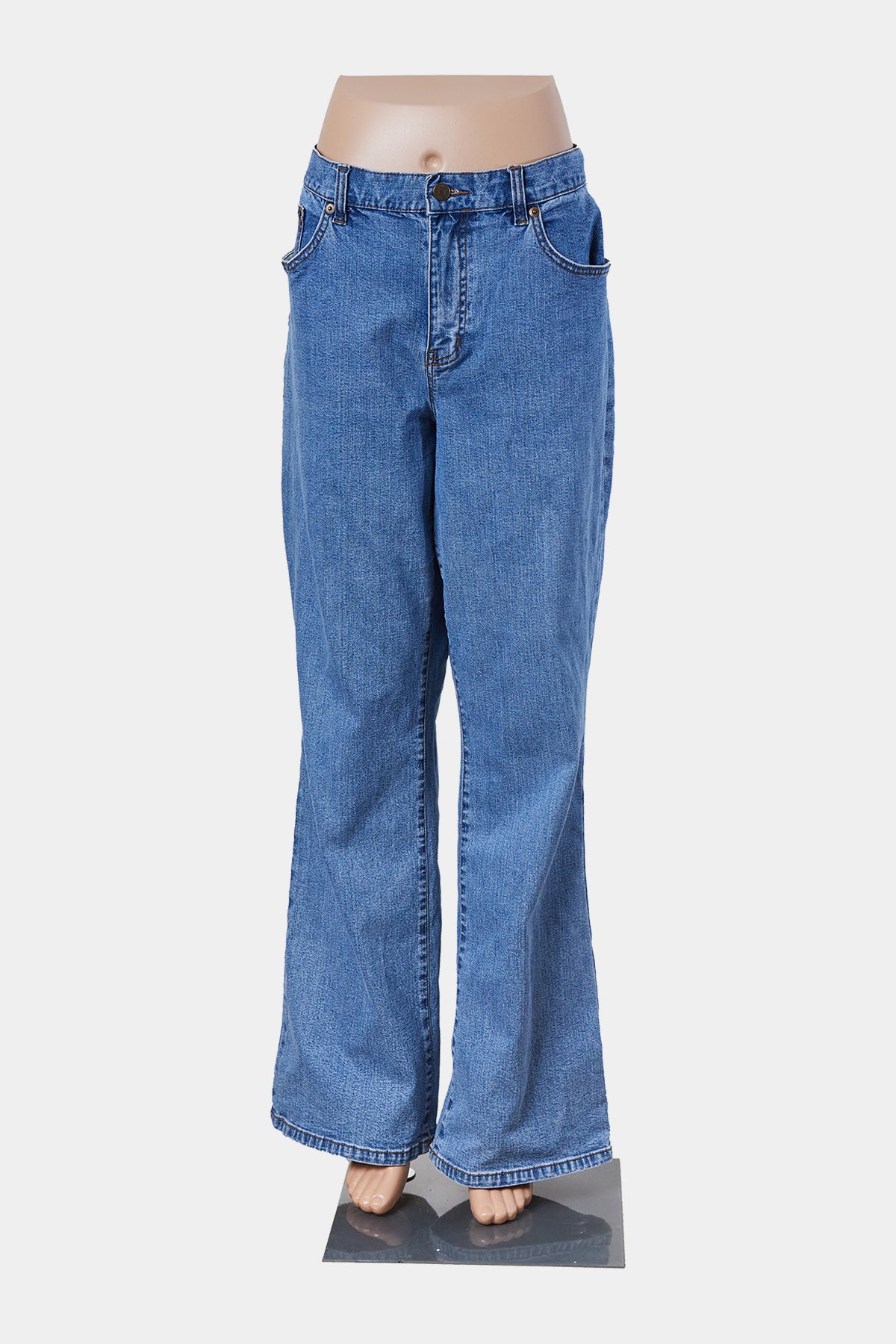 Ralph Lauren Blue Pocket Detail Bootcut Jeans