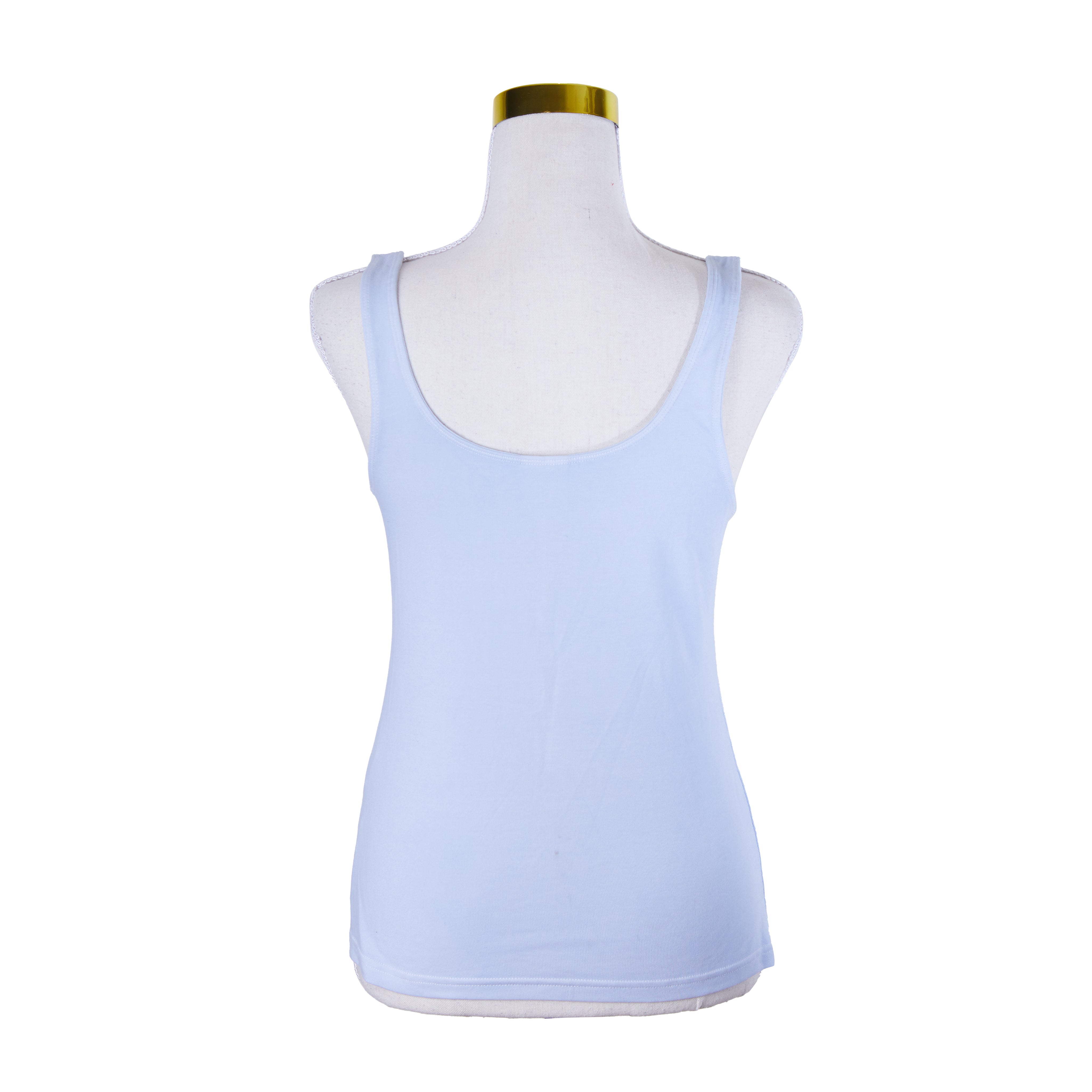 NIKE Light Blue Embroidered Singlet