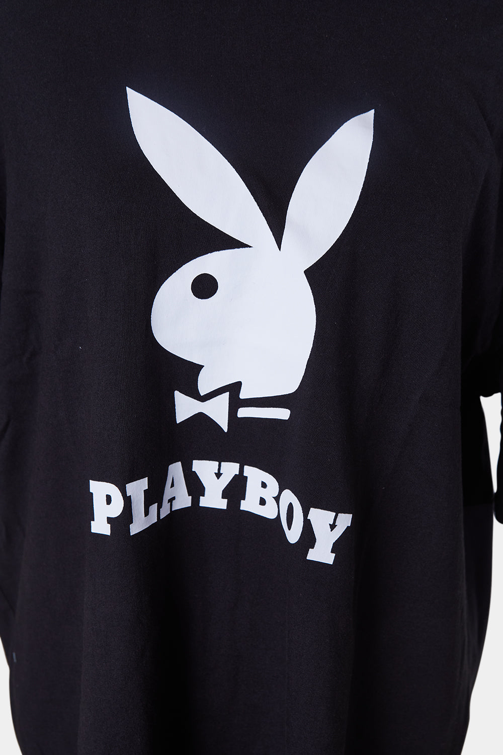 PLAYBOY Black Logo Print T Shirt