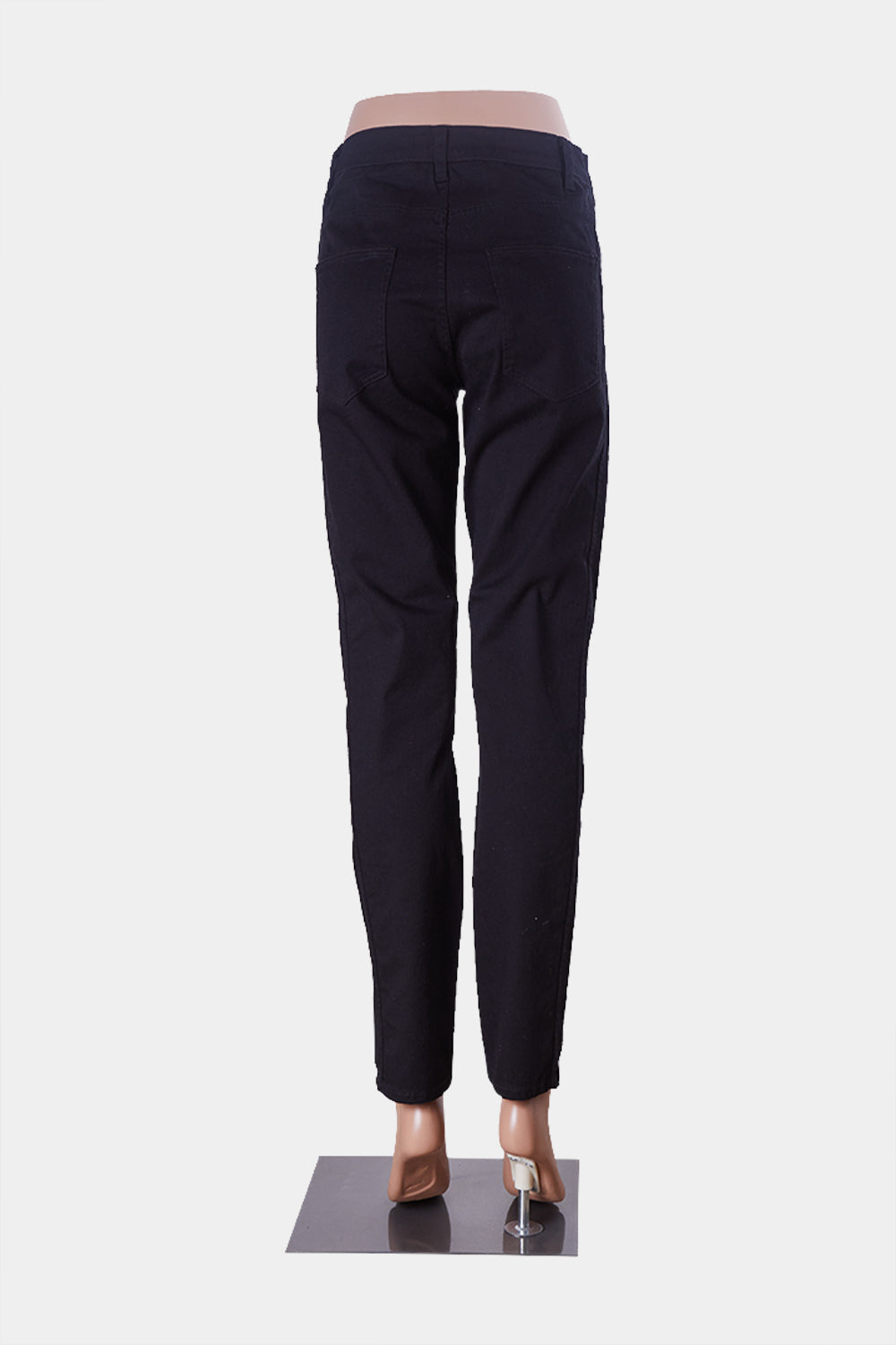 Scanlan Theodore Black Mid Rise Stretch Black Pants