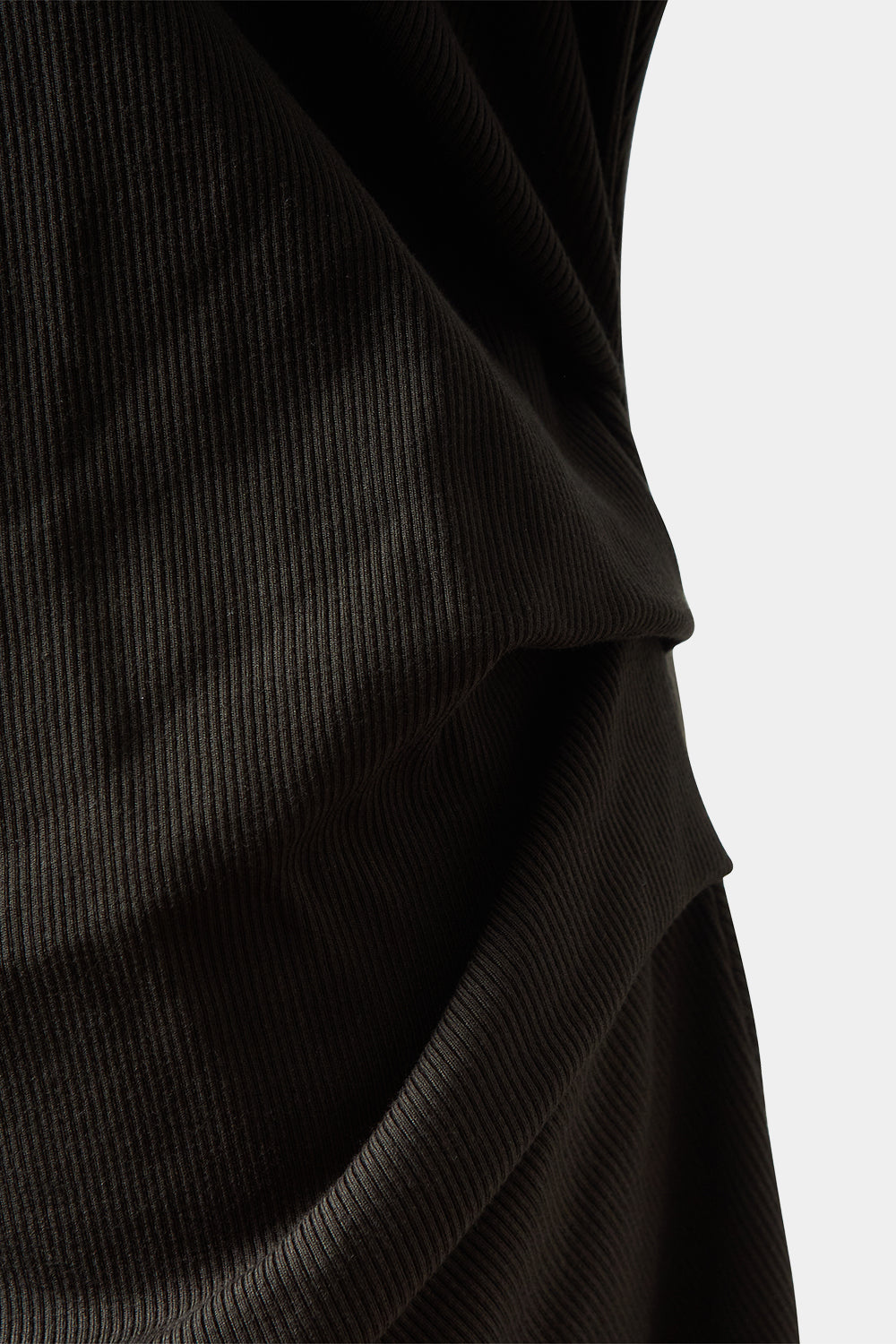 Forever New Dark Olive Long Sleeve Gathered Frill Dress