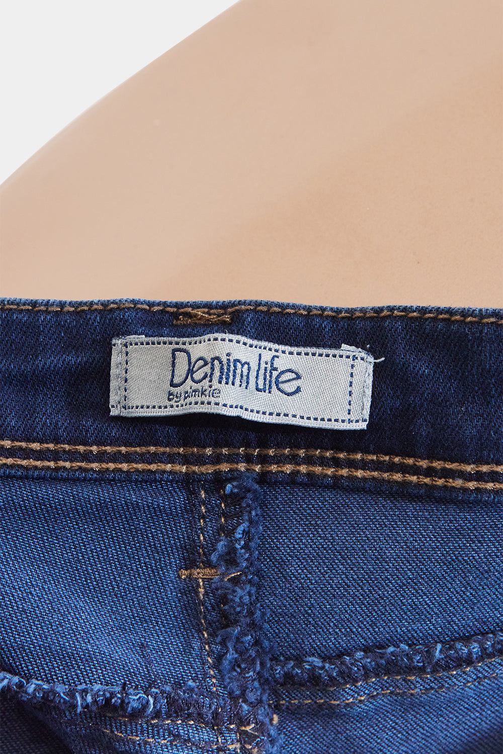 Denim Life Blue Low Rise Bootcut Jeans