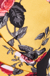 Almost Famous Yellow  Floral Mini Dress