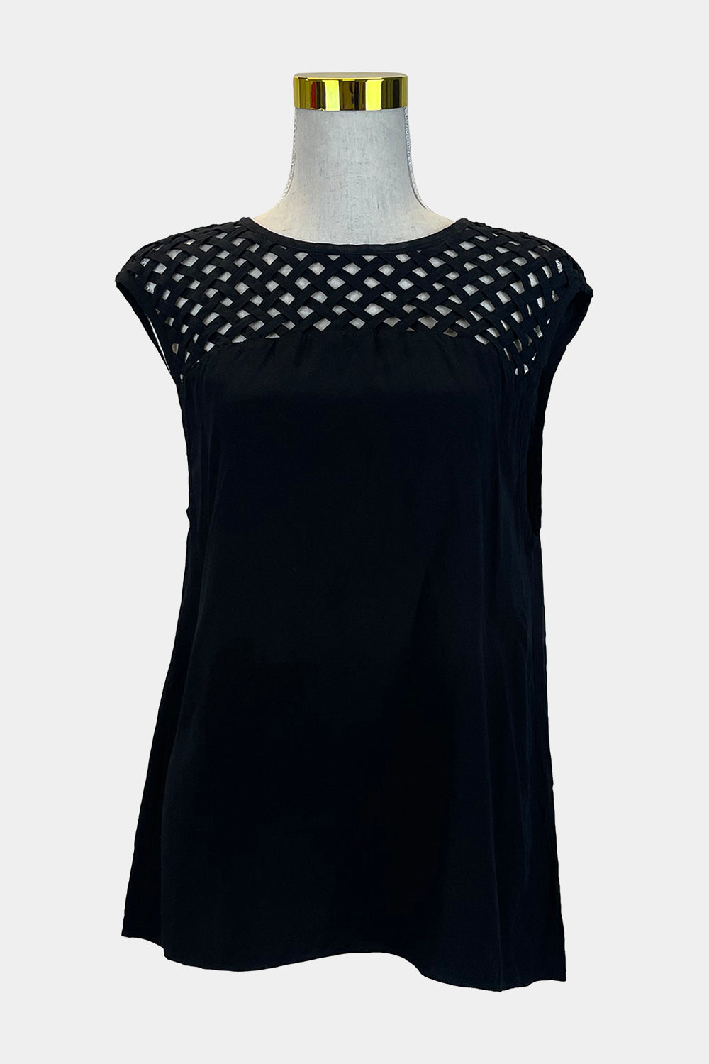 WITCHERY Black Sleeveless Blouse