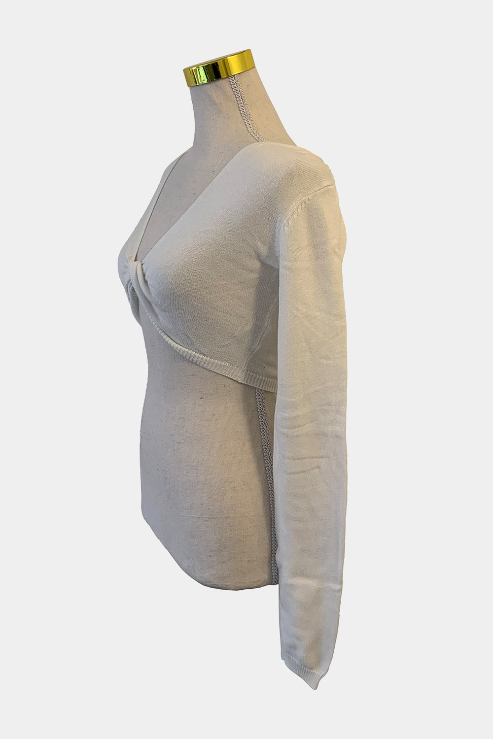 GLASSONS White Shrug Cardigan