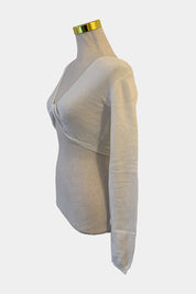 GLASSONS White Shrug Cardigan
