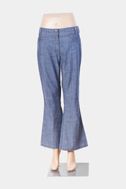 Exe Jeans Steel Blue Low Rise Trousers