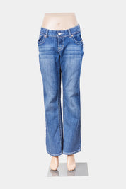 MAURICES Blue Low Rise Distressed Jeans