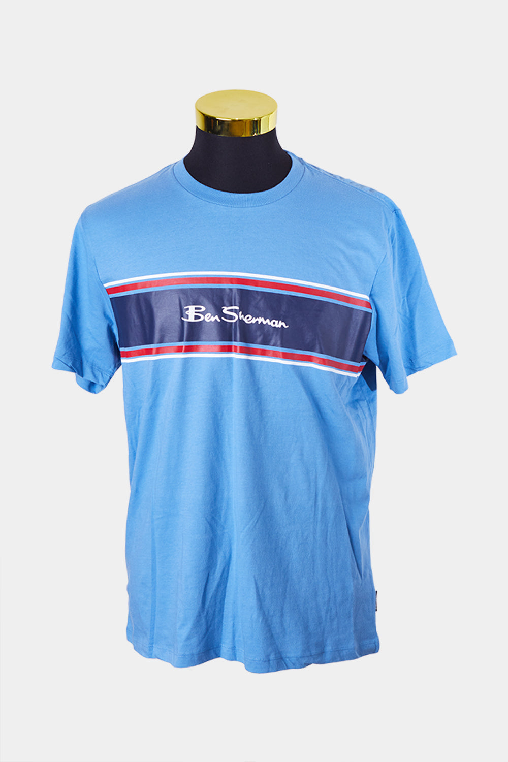 Ben Sherman Blue Logo Print T Shirt