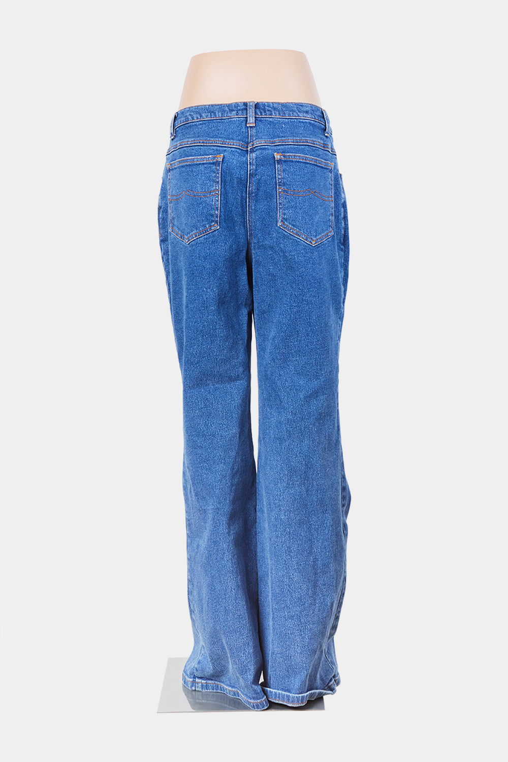 John Bamer Blue Mid Rise Bootcut Jeans
