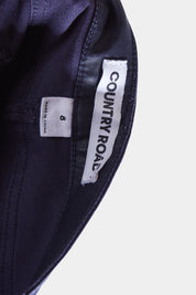 Country Road Navy Coated Low Rise Biker Skinny Jeans