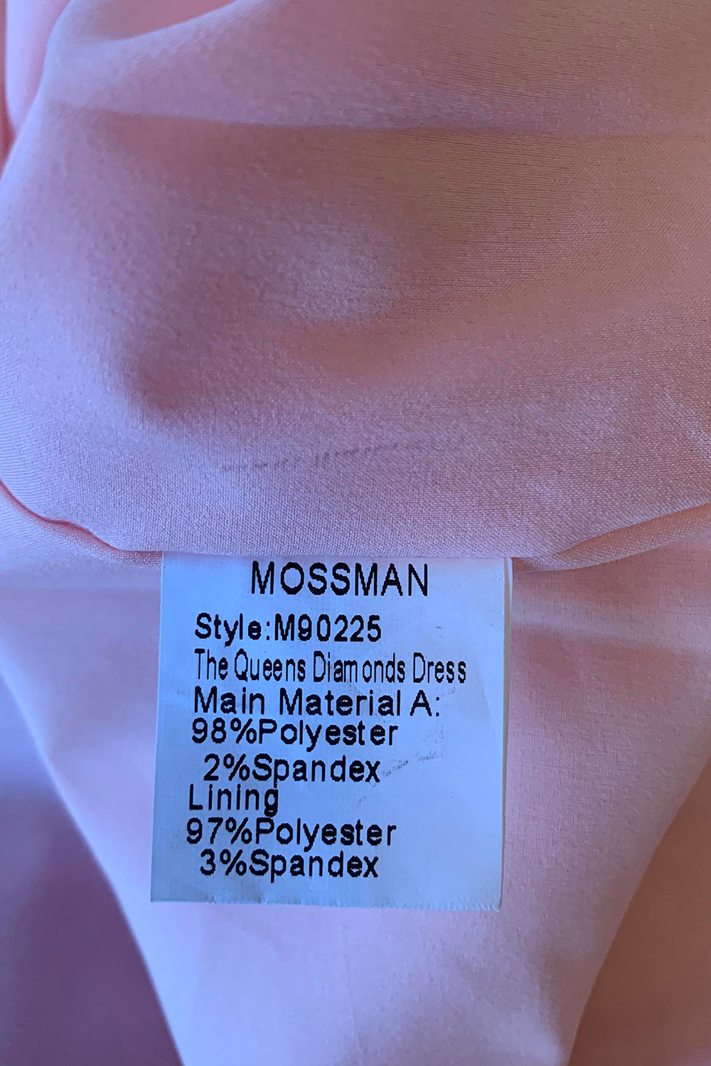 MOSSMAN Pink Dress