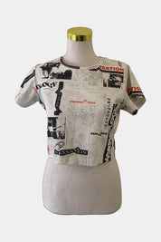 With Jean White Tshirt