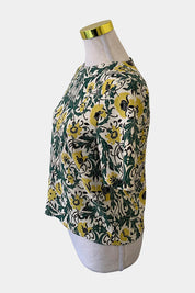 ZARA White Multi Top