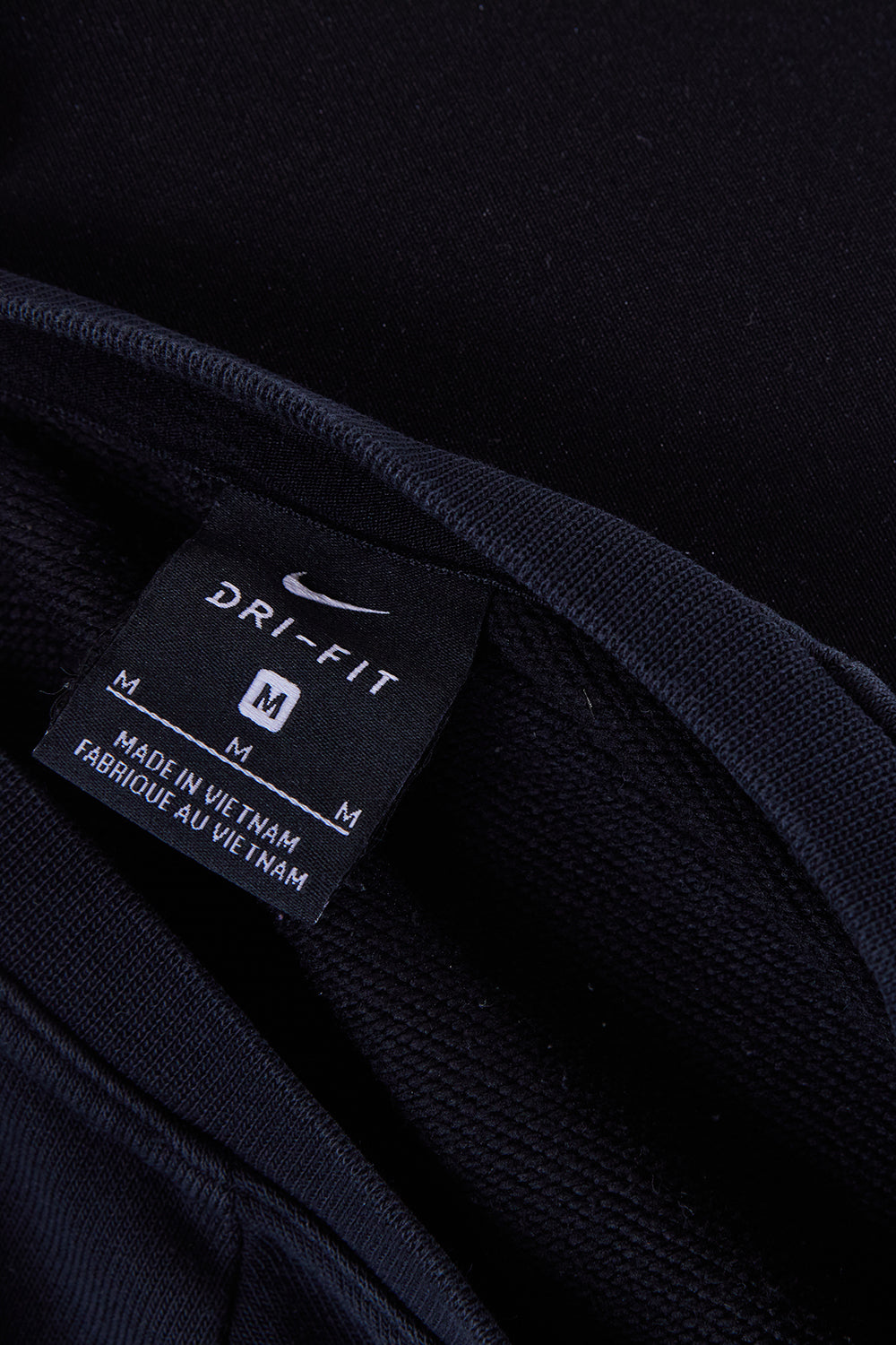 NIKE Black Logo Print Sweater