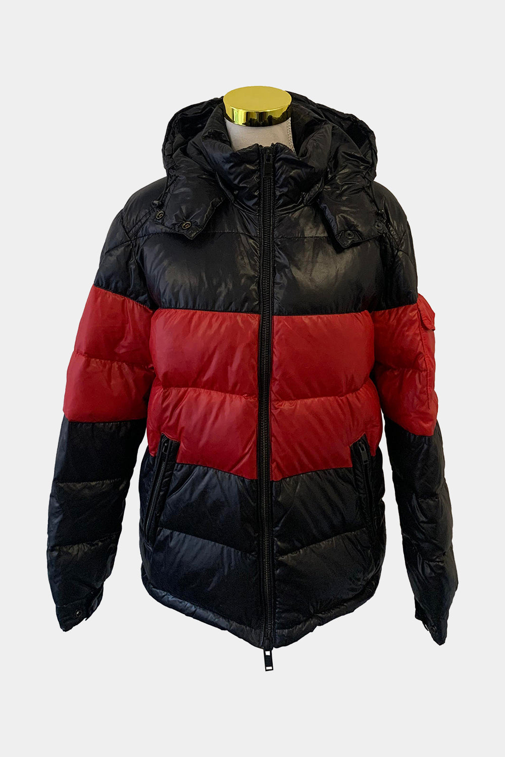 Ena Pelly Black Red Coat