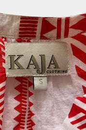 Kaja Clothing White And Red Dress