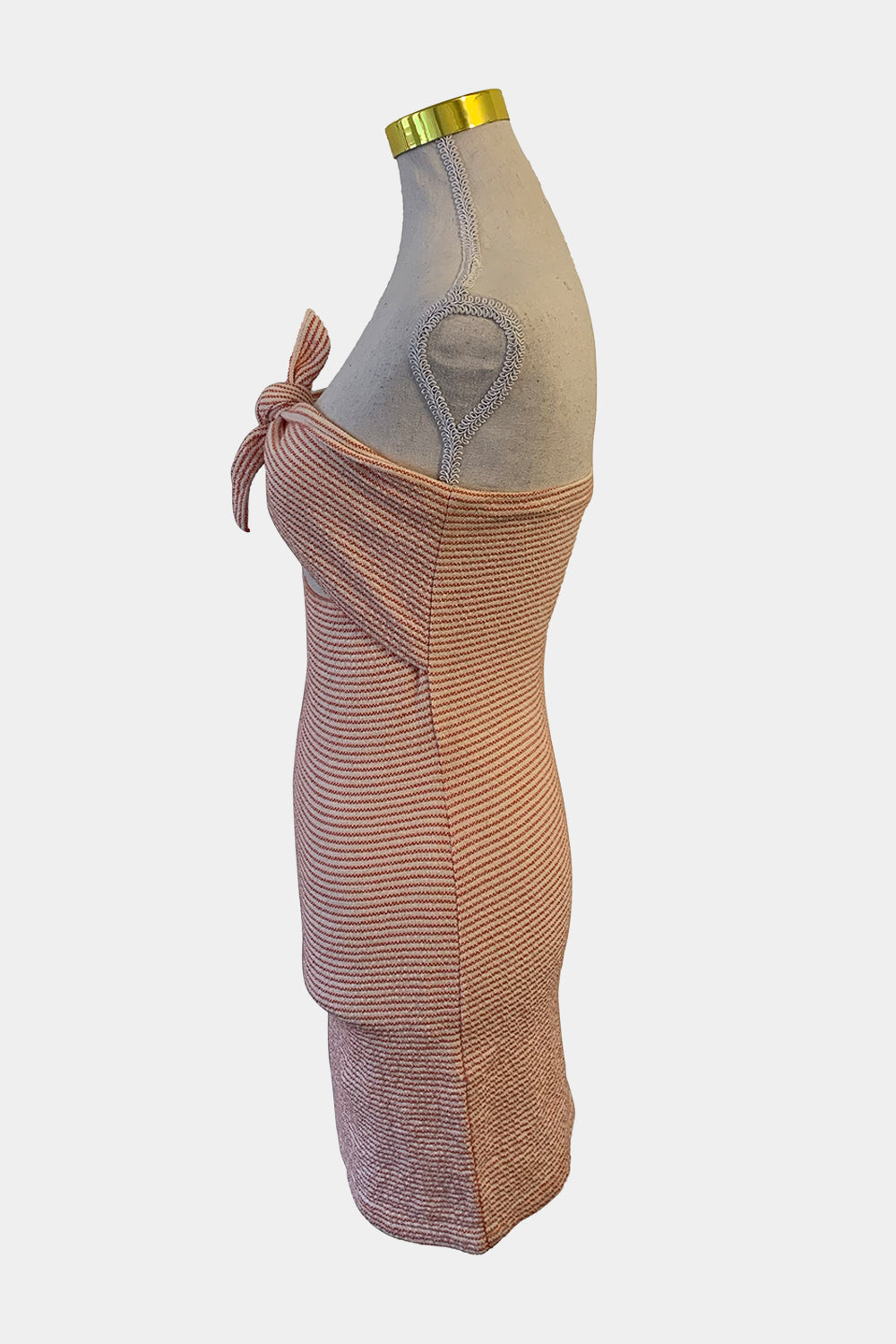 Bec + Bridge Orange And Cream Dress