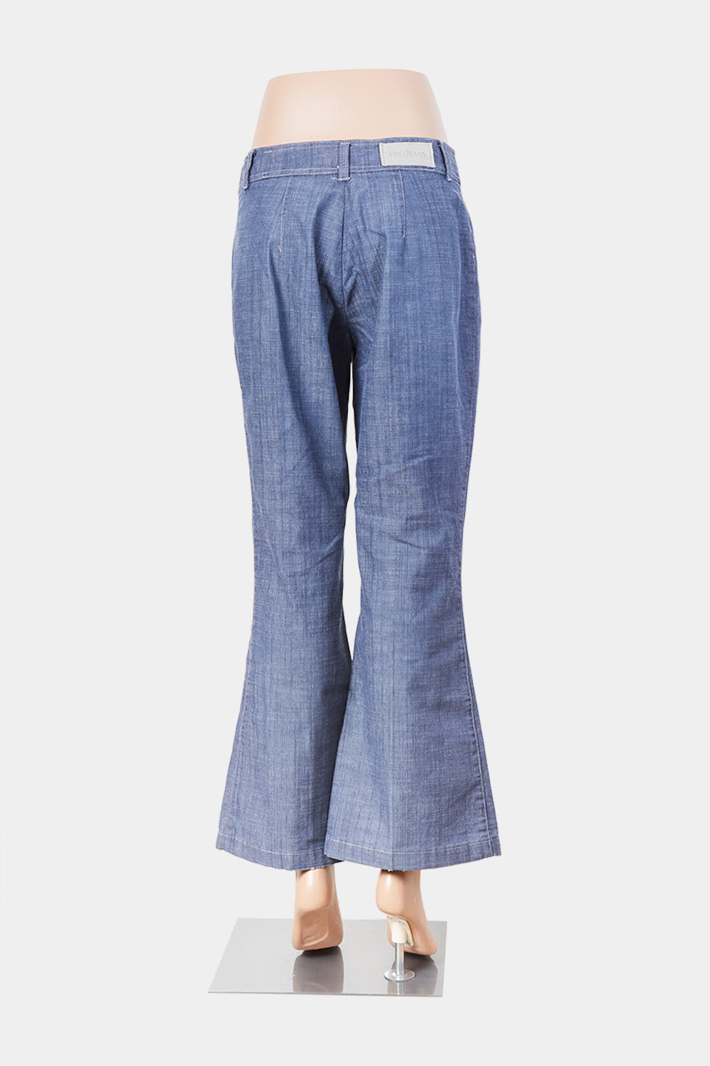 Exe Jeans Steel Blue Low Rise Trousers