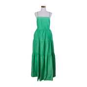 NICHOLAS Green Long Tiered Dress