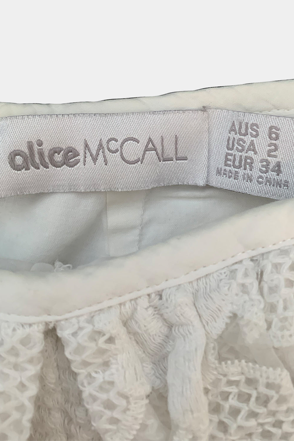Alice Mccall White Shorts