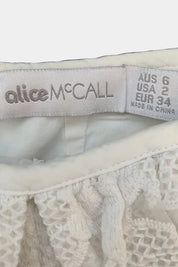 Alice Mccall White Shorts