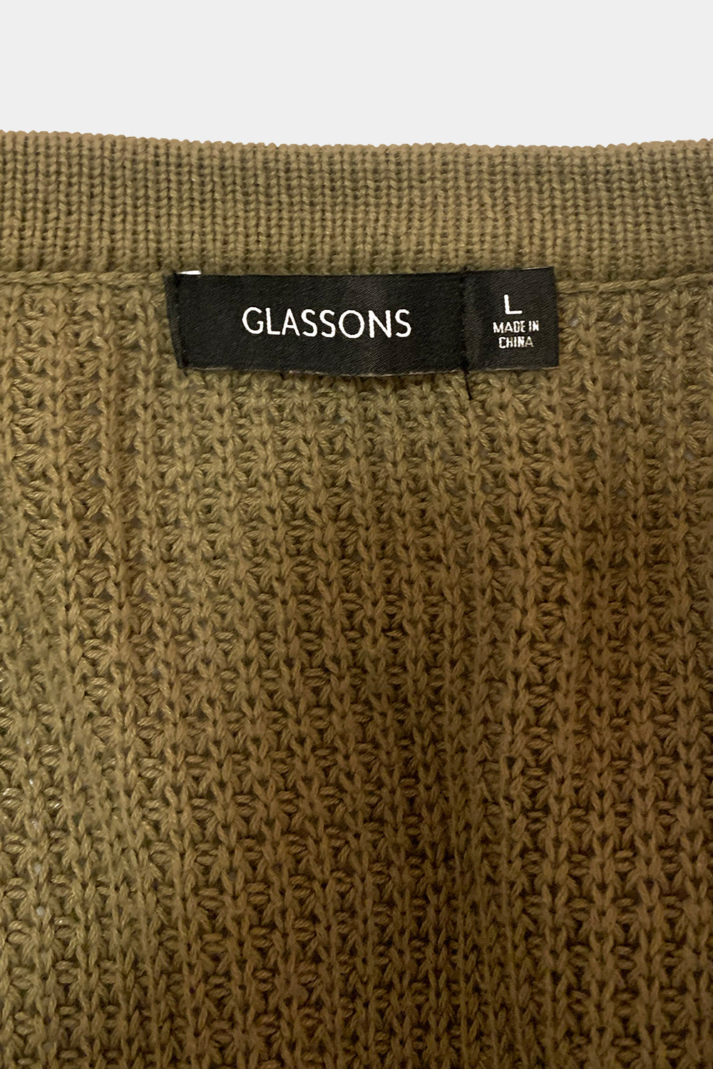 GLASSONS Khaki Sweater
