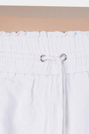 Forever New White Drawstring Shorts