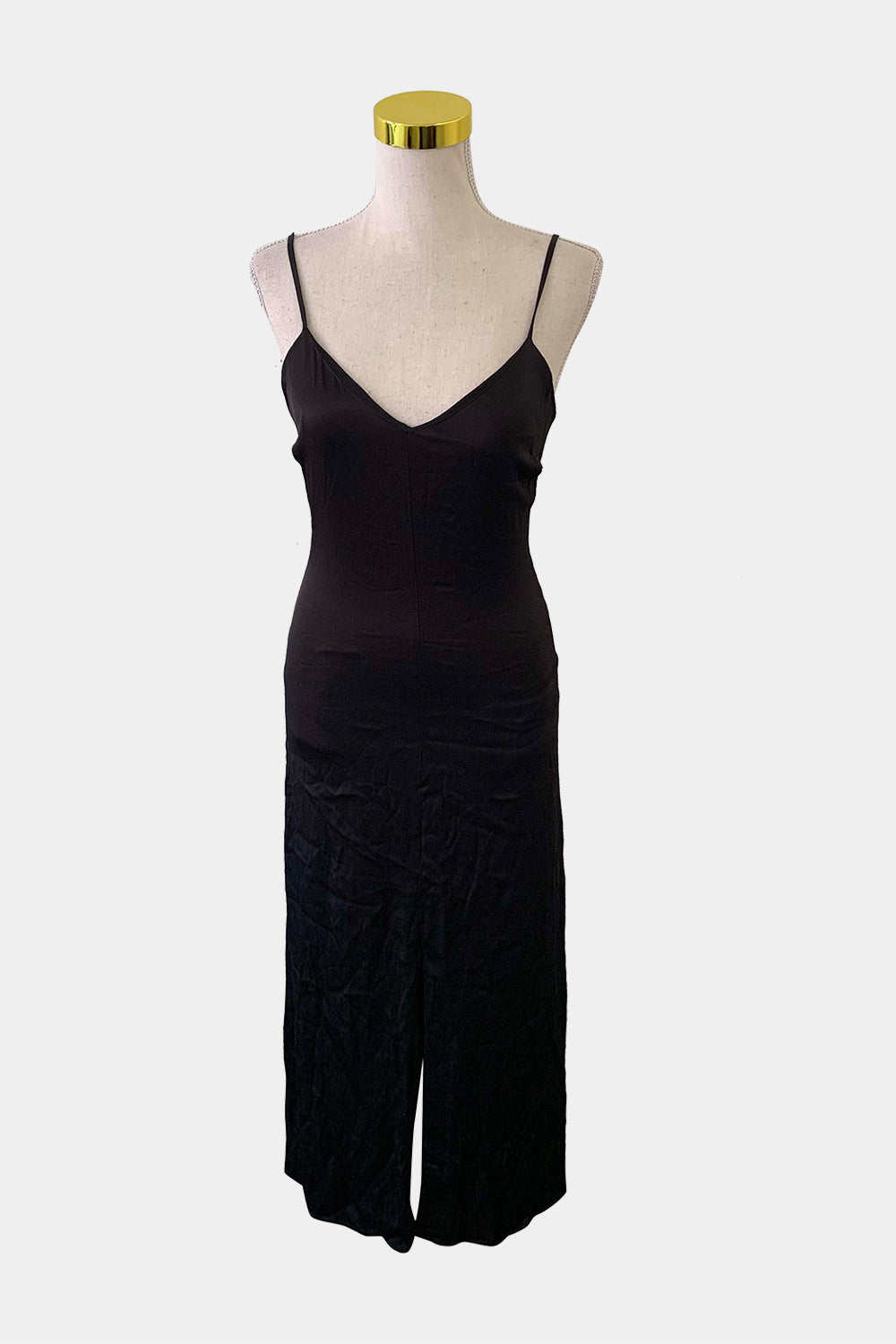 princess polly baby blue dress Bardot Lisette Black Silk Dress main image 1